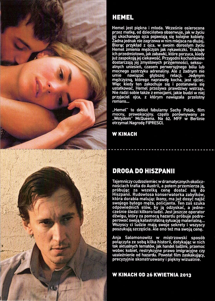 Ulotka filmu 'Hemel (tył)'
