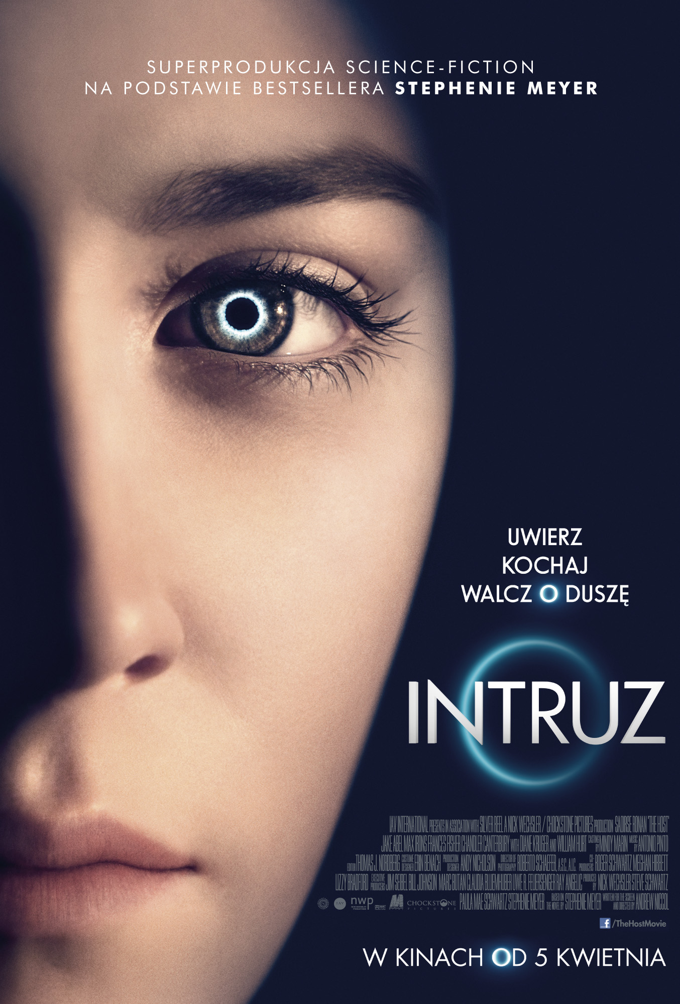 Polski plakat filmu 'Intruz'