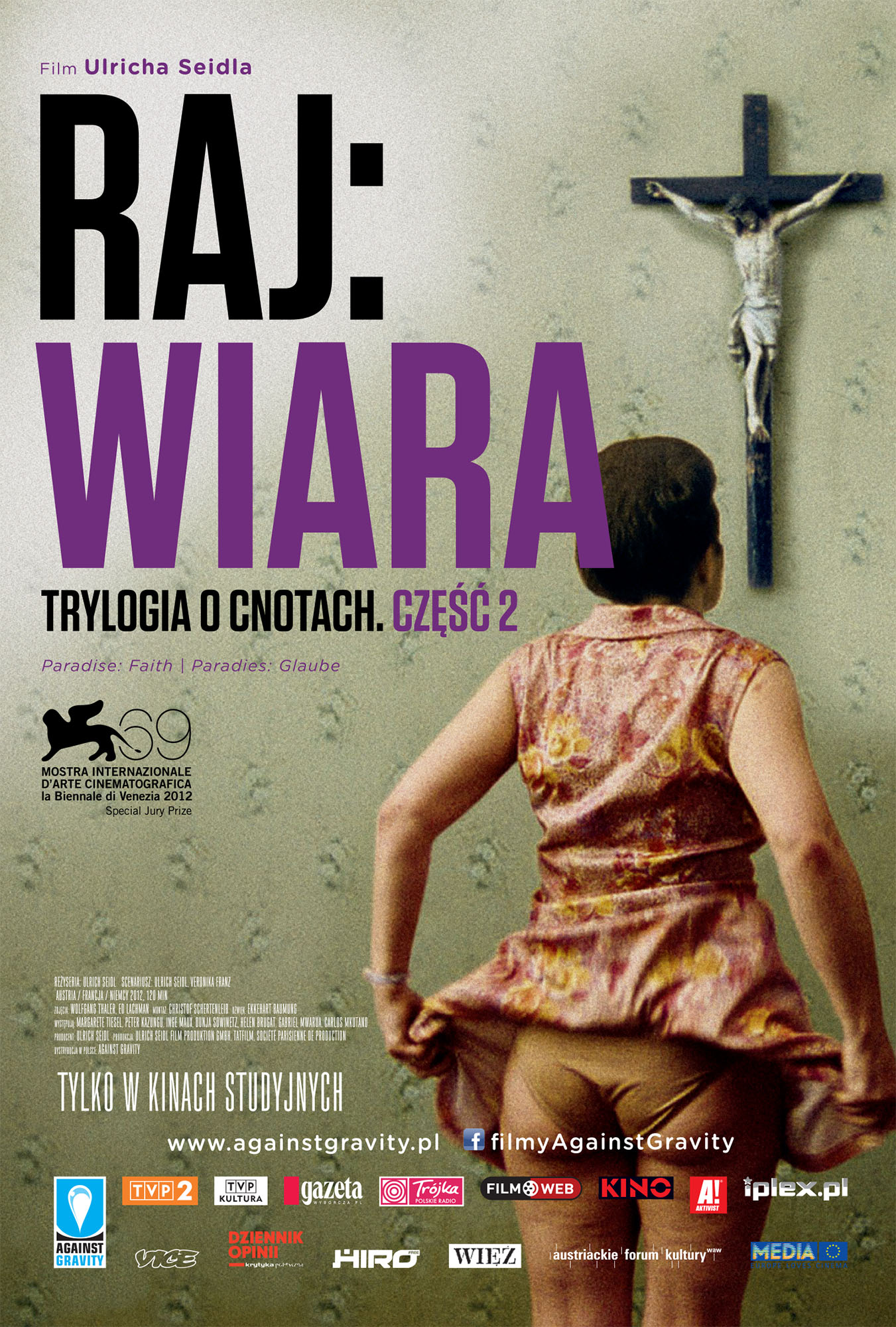 Ulotka filmu 'Raj: Wiara (przód)'