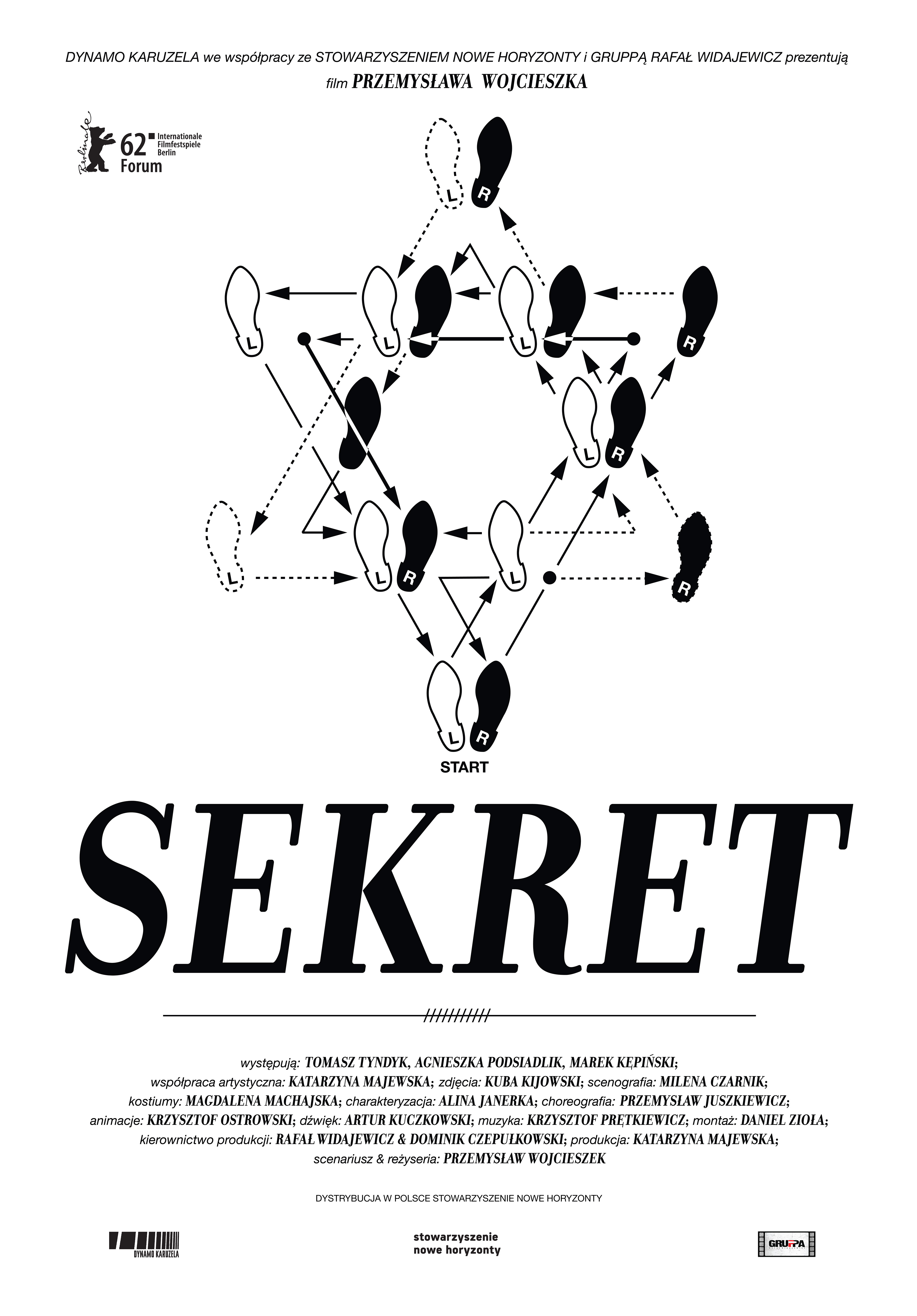 Polski plakat filmu 'Sekret'