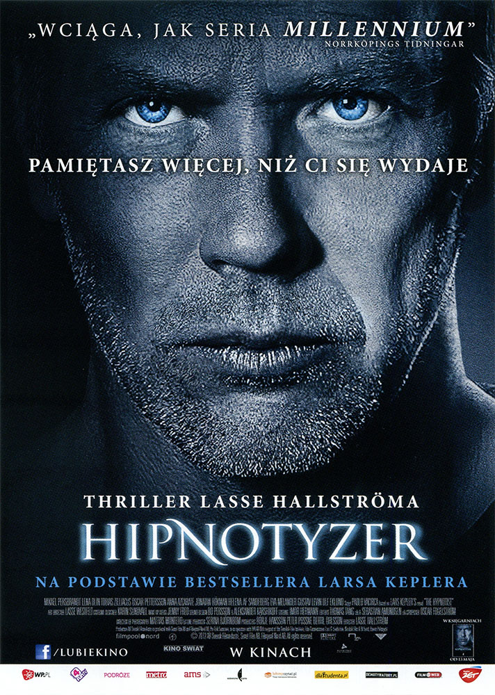 Ulotka filmu 'Hipnotyzer (przód)'