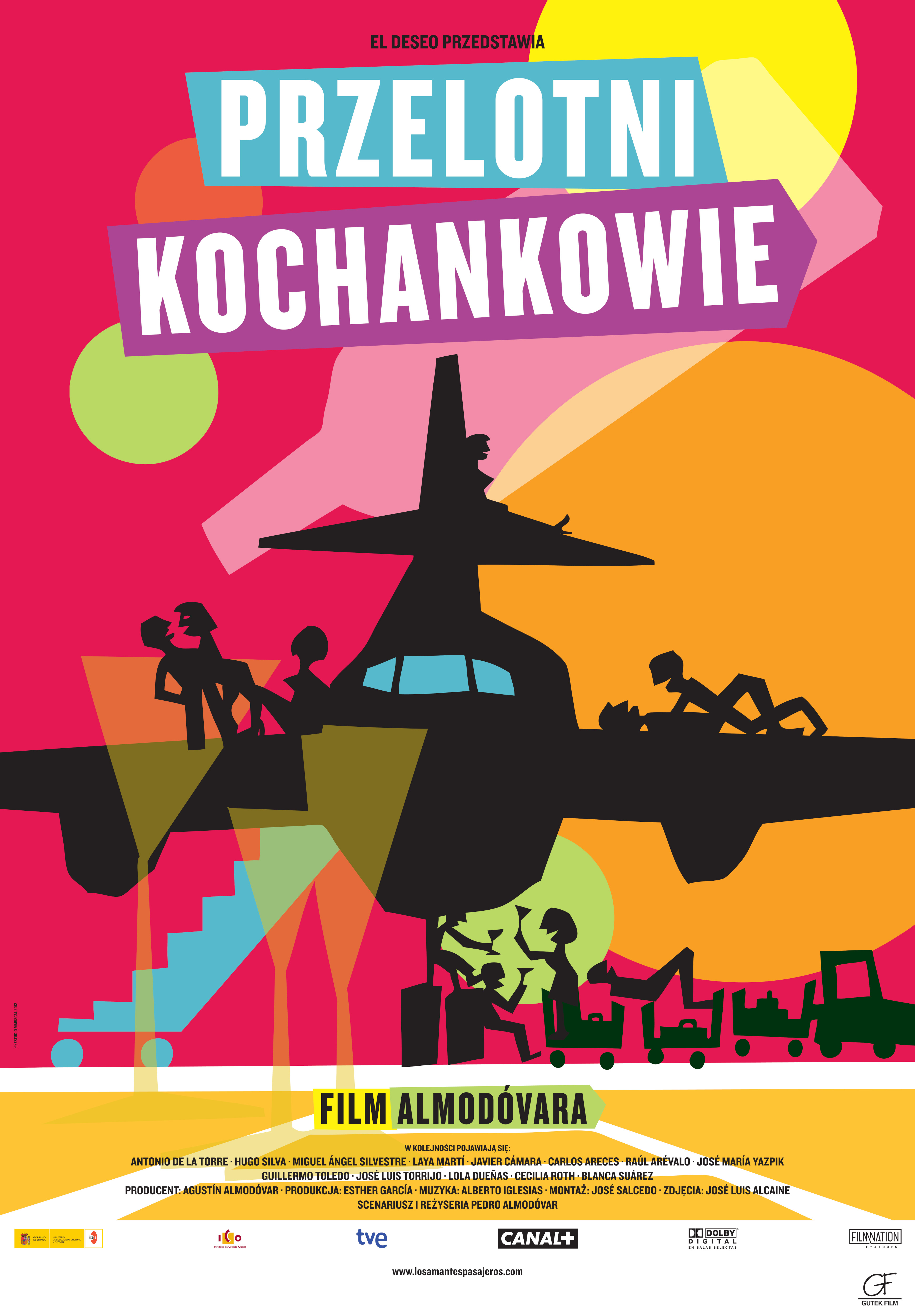 Polski plakat filmu 'Przelotni Kochankowie'