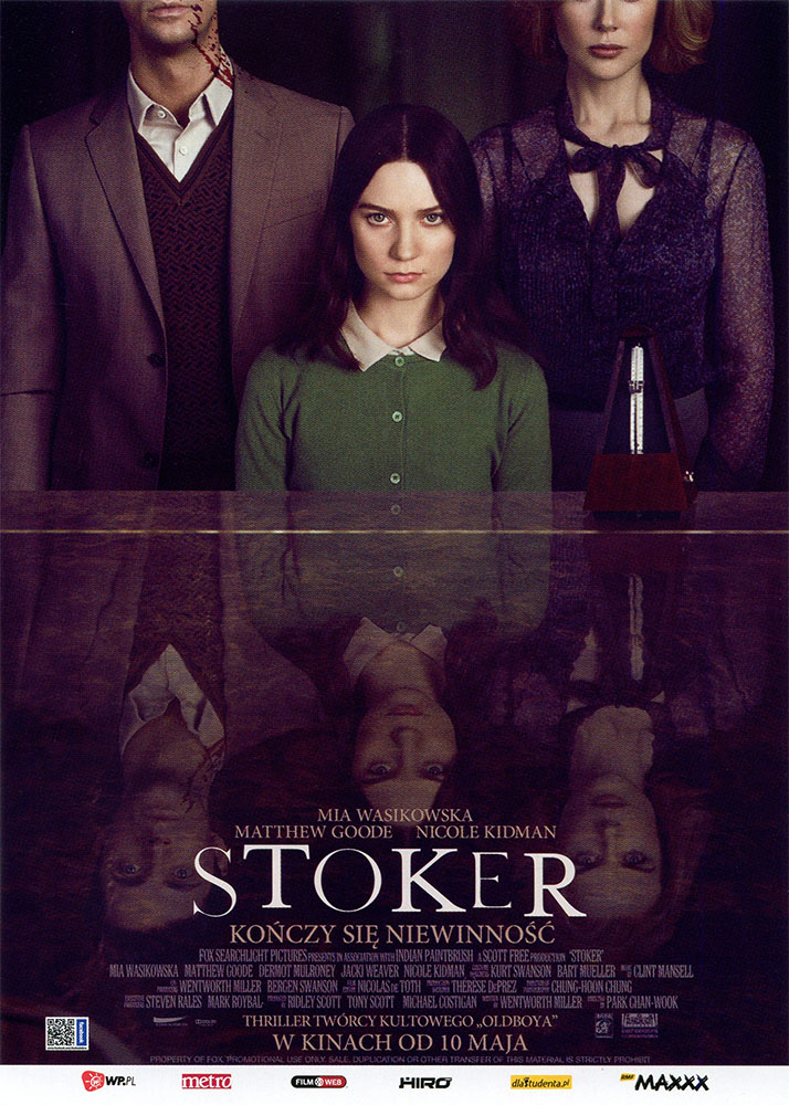 Ulotka filmu 'Stoker (przód)'