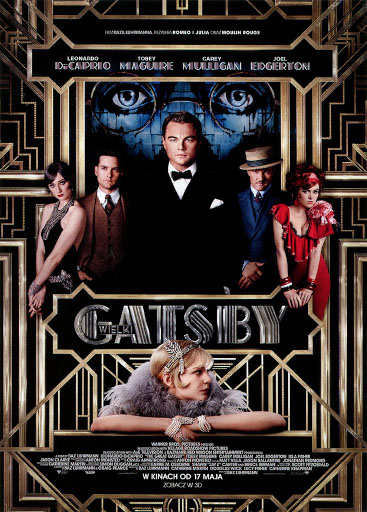Przód ulotki filmu 'Wielki Gatsby'