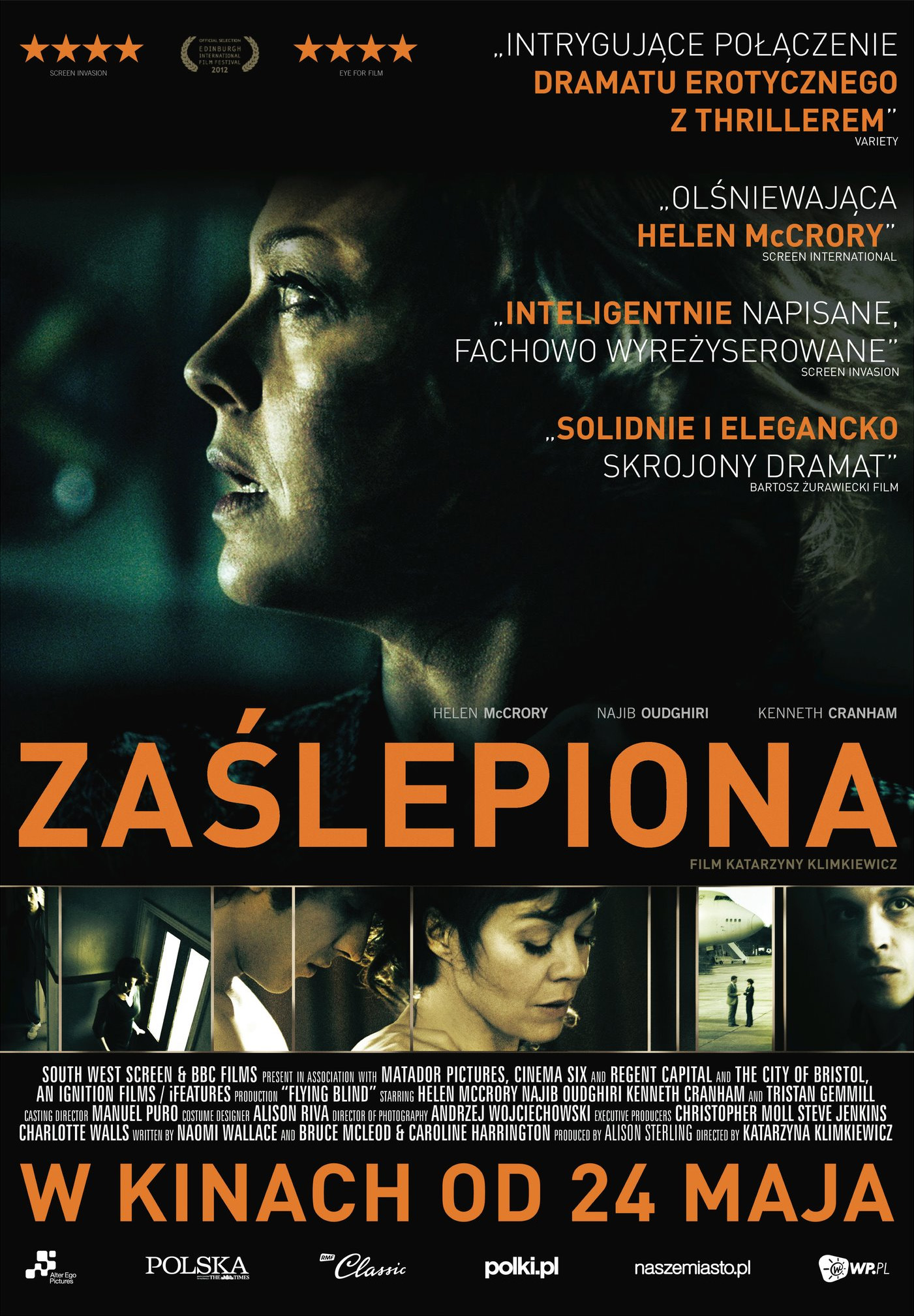 Polski plakat filmu 'Zaślepiona'