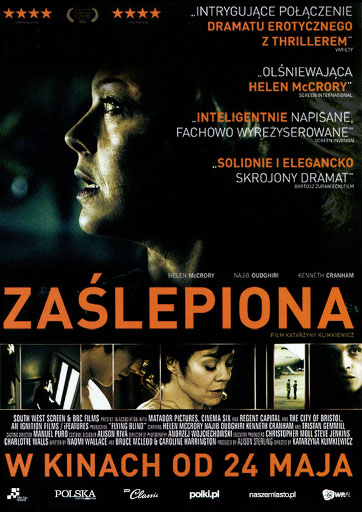 Przód ulotki filmu 'Zaślepiona'