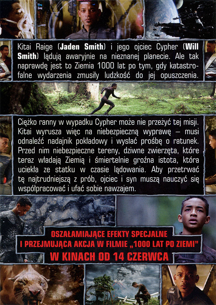 Ulotka filmu '1000 Lat Po Ziemi (tył)'