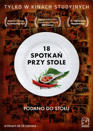 Przód ulotki filmu '18 Spotkań Przy Stole'