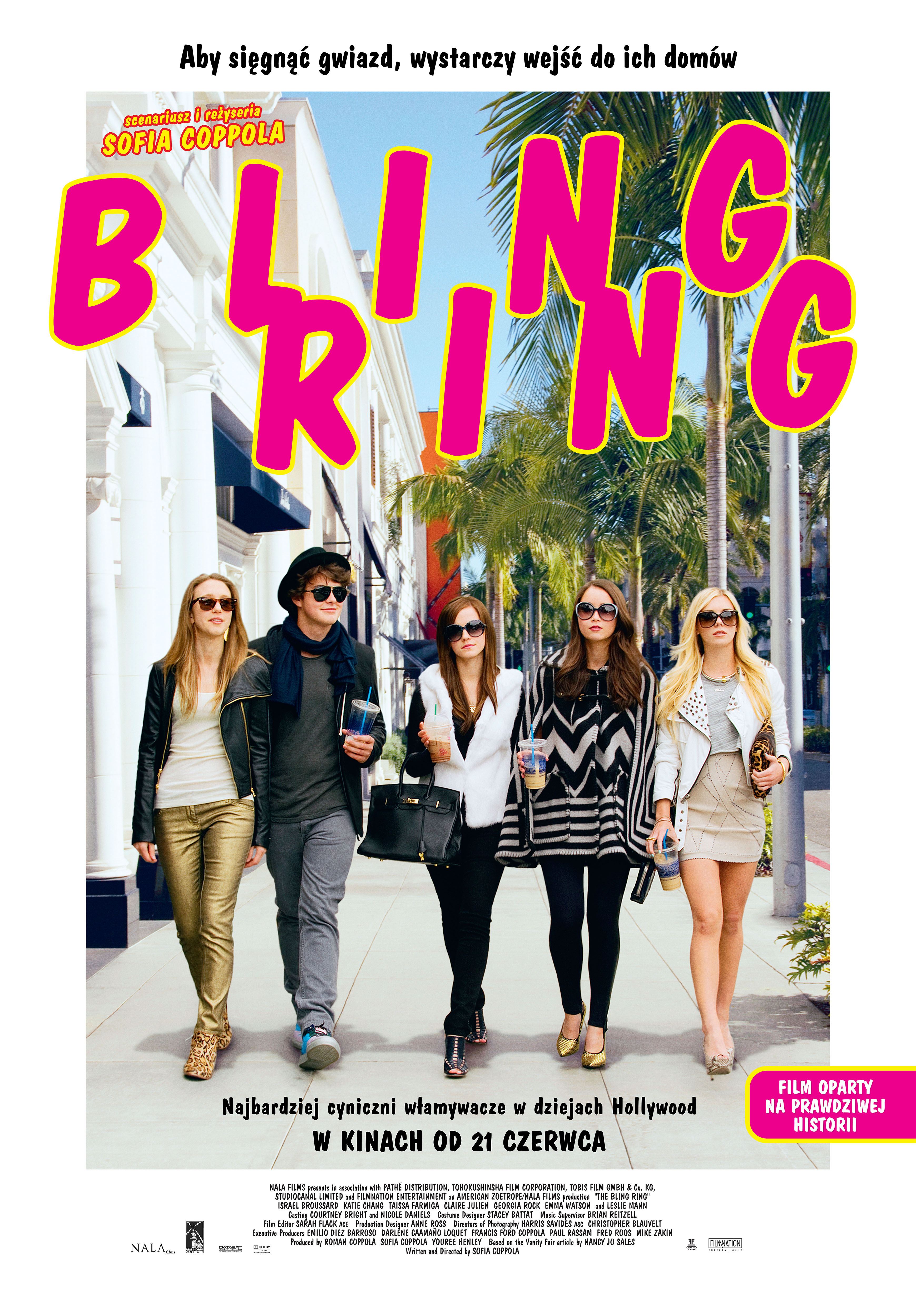 Polski plakat filmu 'Bling Ring'