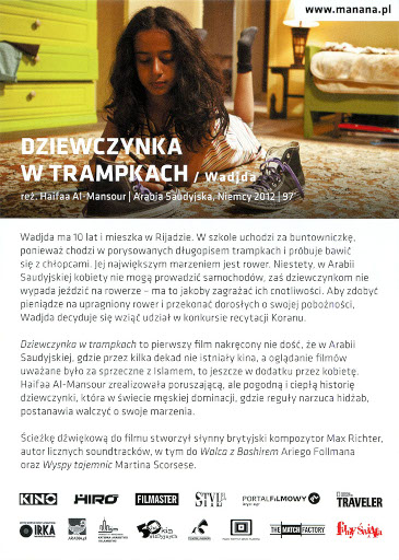 Tył ulotki filmu 'Dziewczynka W Trampkach'