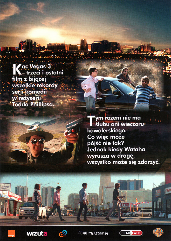Ulotka filmu 'Kac Vegas III (tył)'