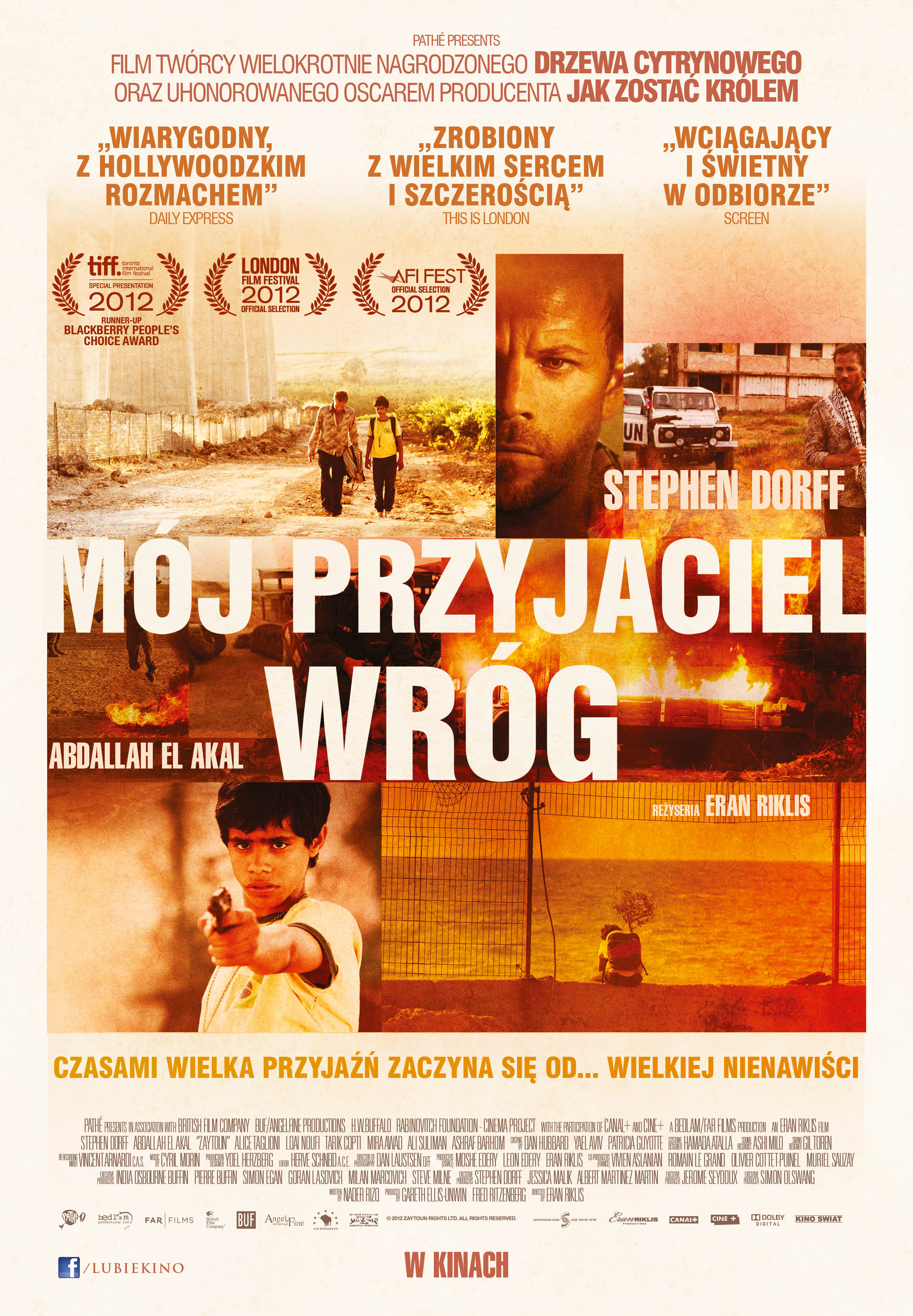Polski plakat filmu 'Mój Przyjaciel Wróg'