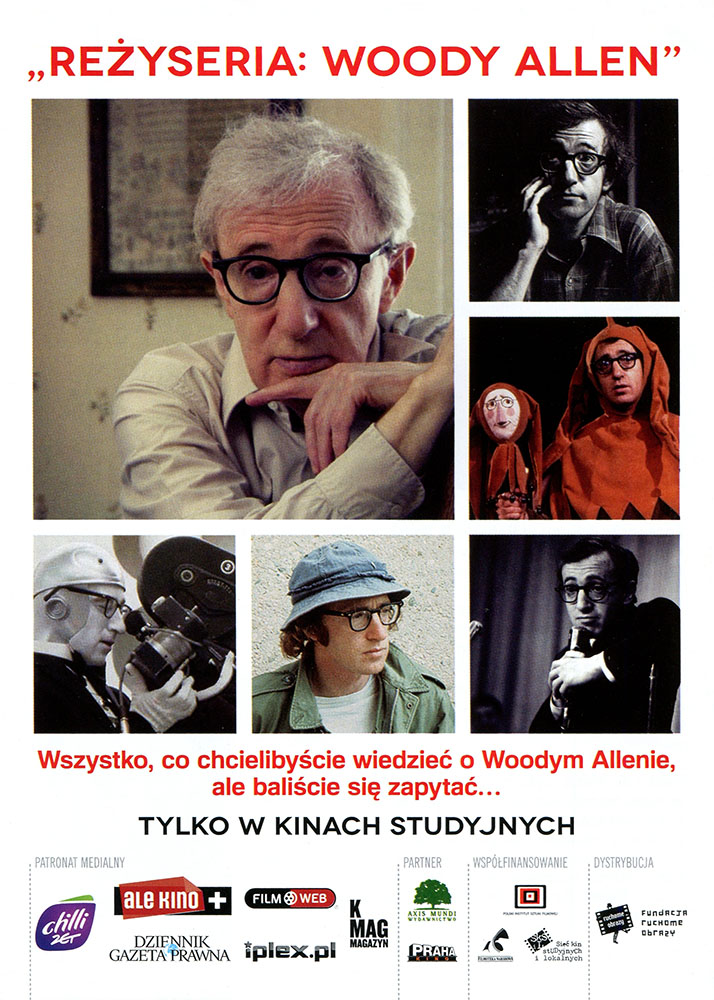 Ulotka filmu 'Reżyseria: Woody Allen (przód)'