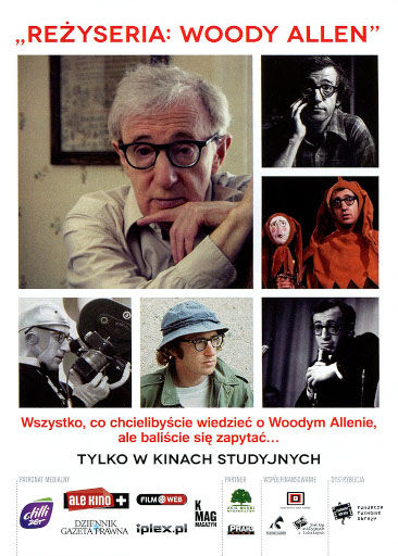 Przód ulotki filmu 'Reżyseria: Woody Allen'