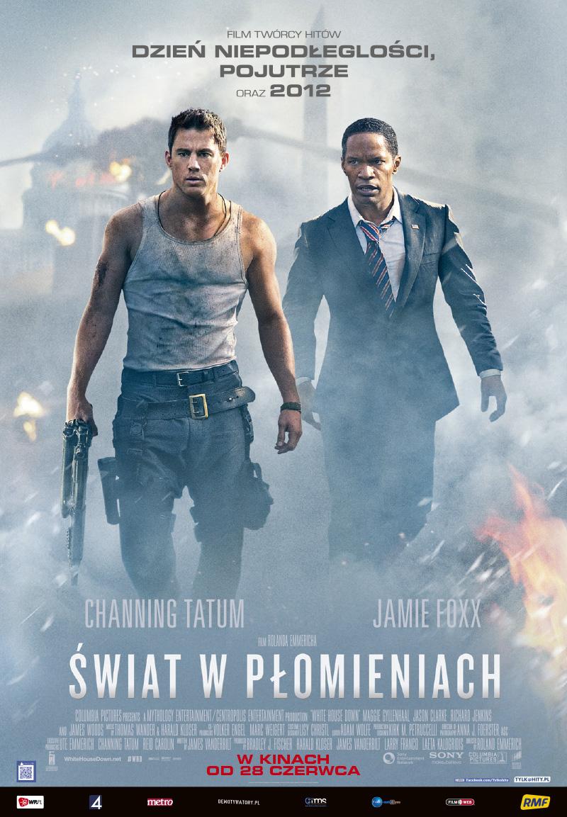 Polski plakat filmu 'Świat W Płomieniach'
