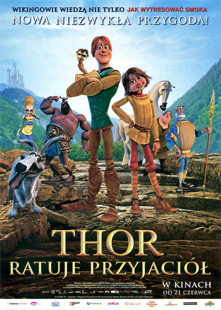 Ulotka filmu 'Thor Ratuje Przyjaciół (przód)'