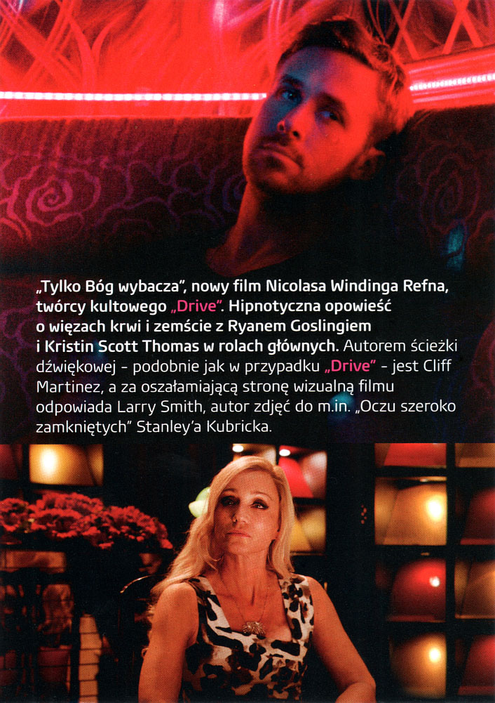 Ulotka filmu 'Tylko Bóg Wybacza (tył)'