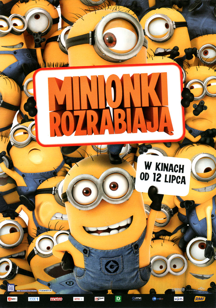 Ulotka filmu 'Minionki Rozrabiają (przód)'