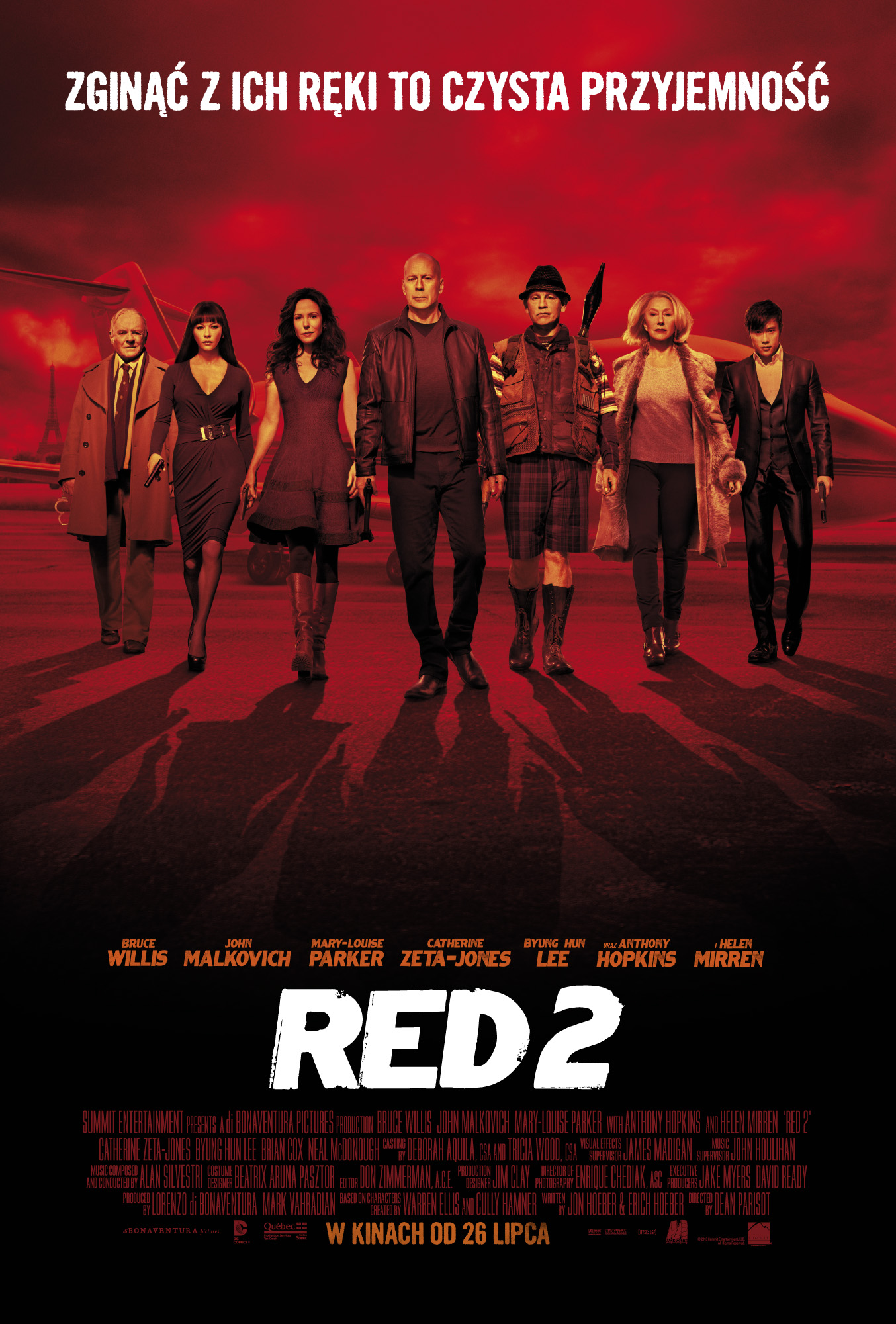 Polski plakat filmu 'RED 2'