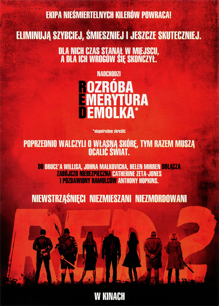 Ulotka filmu 'RED 2 (tył)'