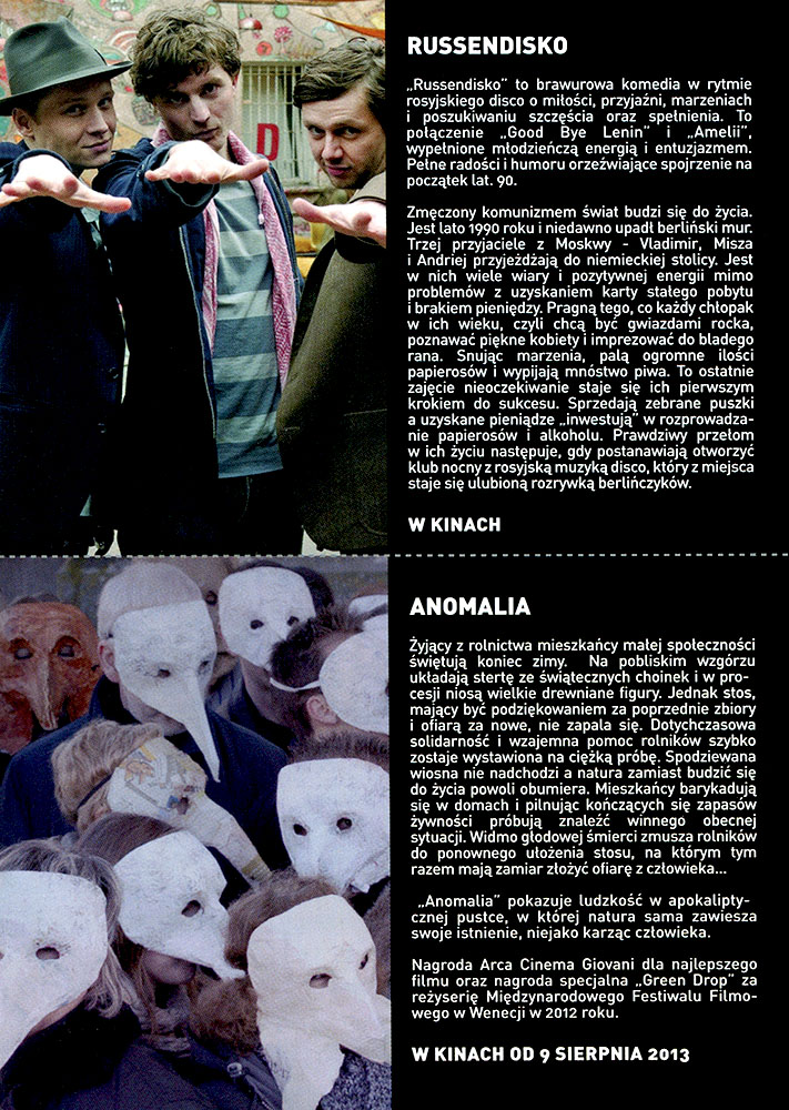 Ulotka filmu 'Russendisko (tył)'