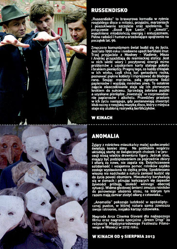 Tył ulotki filmu 'Russendisko'
