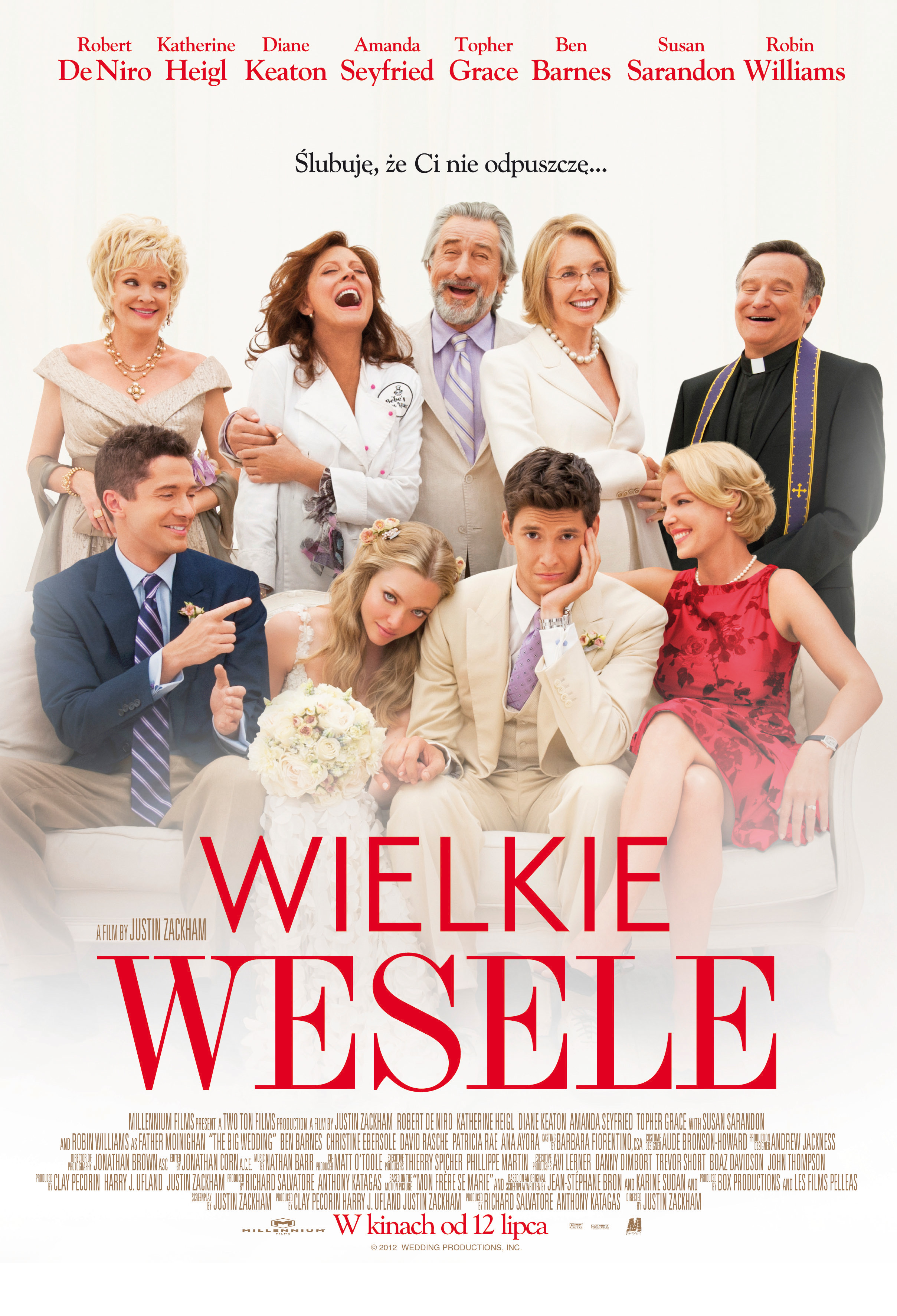 Polski plakat filmu 'Wielkie wesele'