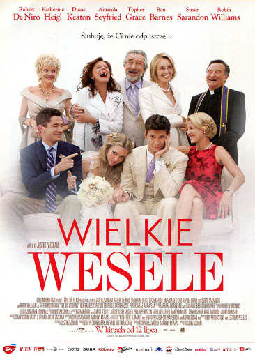 Przód ulotki filmu 'Wielkie Wesele'