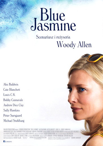 Przód ulotki filmu 'Blue Jasmine'