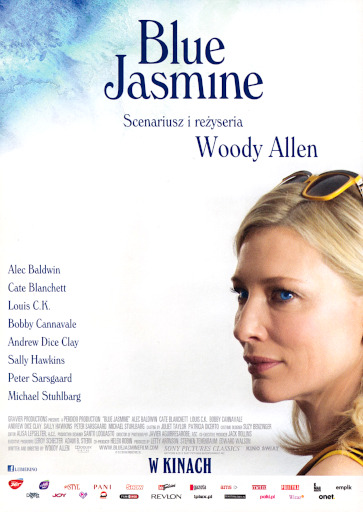 Przód ulotki filmu 'Blue Jasmine'