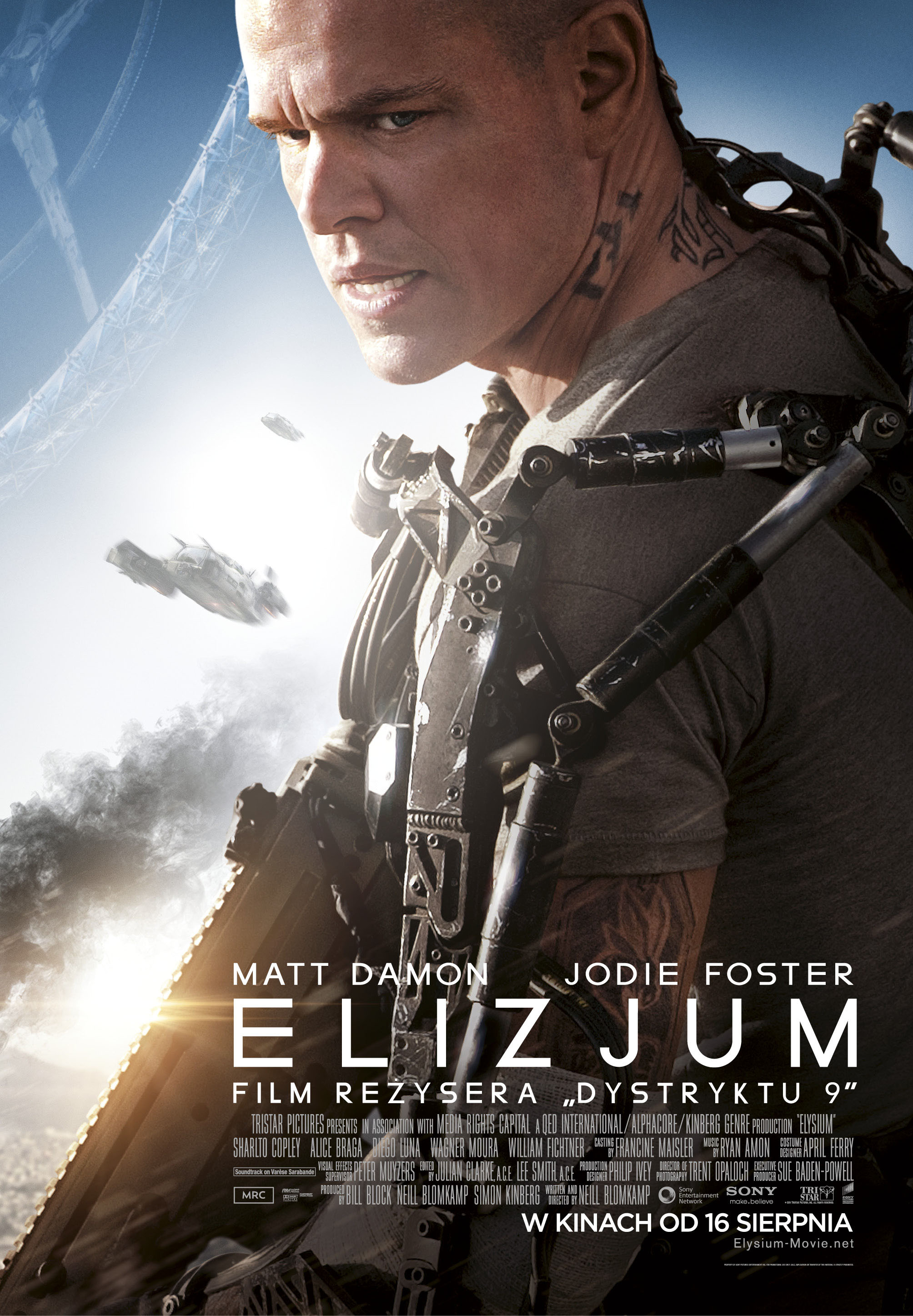 Polski plakat filmu 'Elizjum'