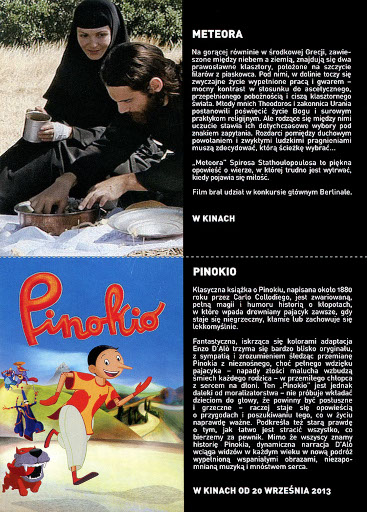 Tył ulotki filmu 'Meteora'