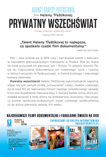 Tył ulotki filmu 'Prywatny Wszechświat'