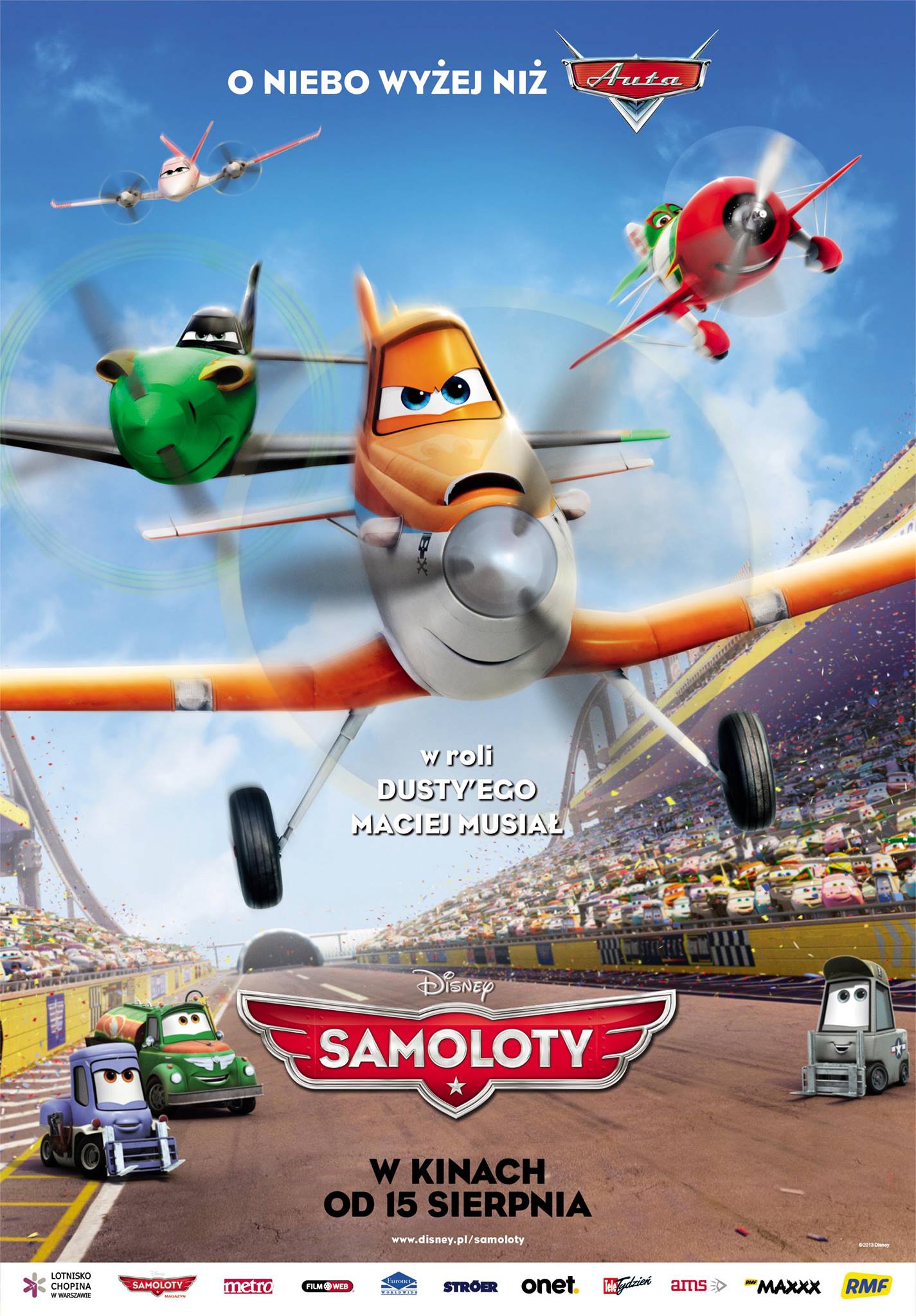 Polski plakat filmu 'Samoloty'