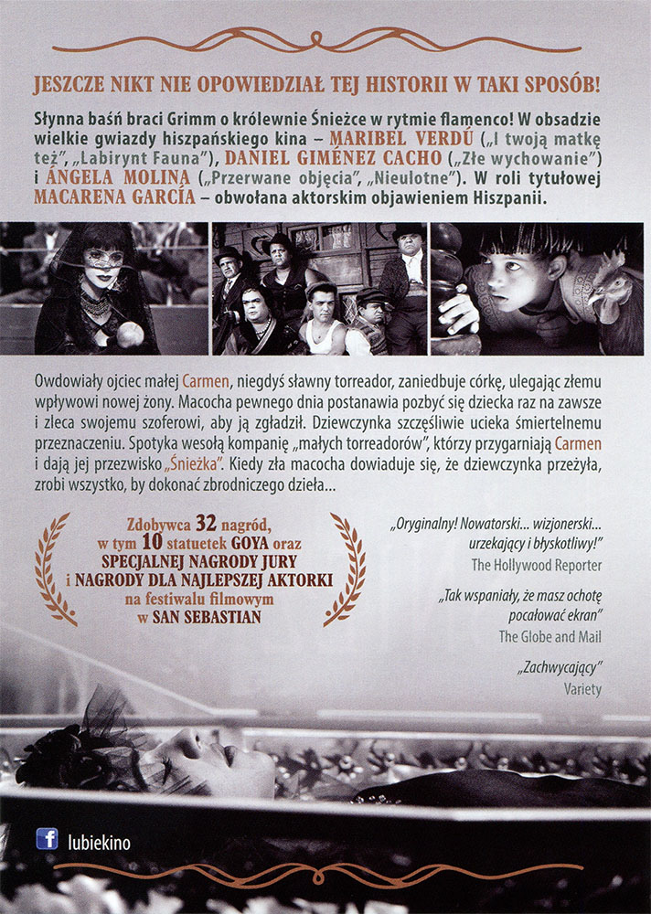 Ulotka filmu 'Śnieżka (tył)'