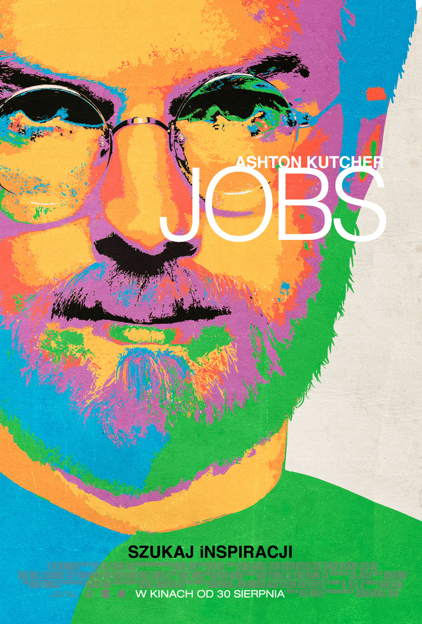Polski plakat filmu 'Jobs'
