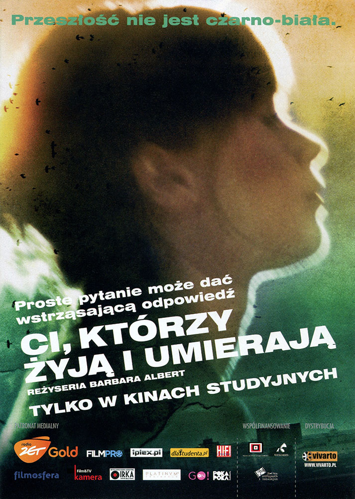 Ulotka filmu 'Ci, Którzy Żyją i Umierają (przód)'