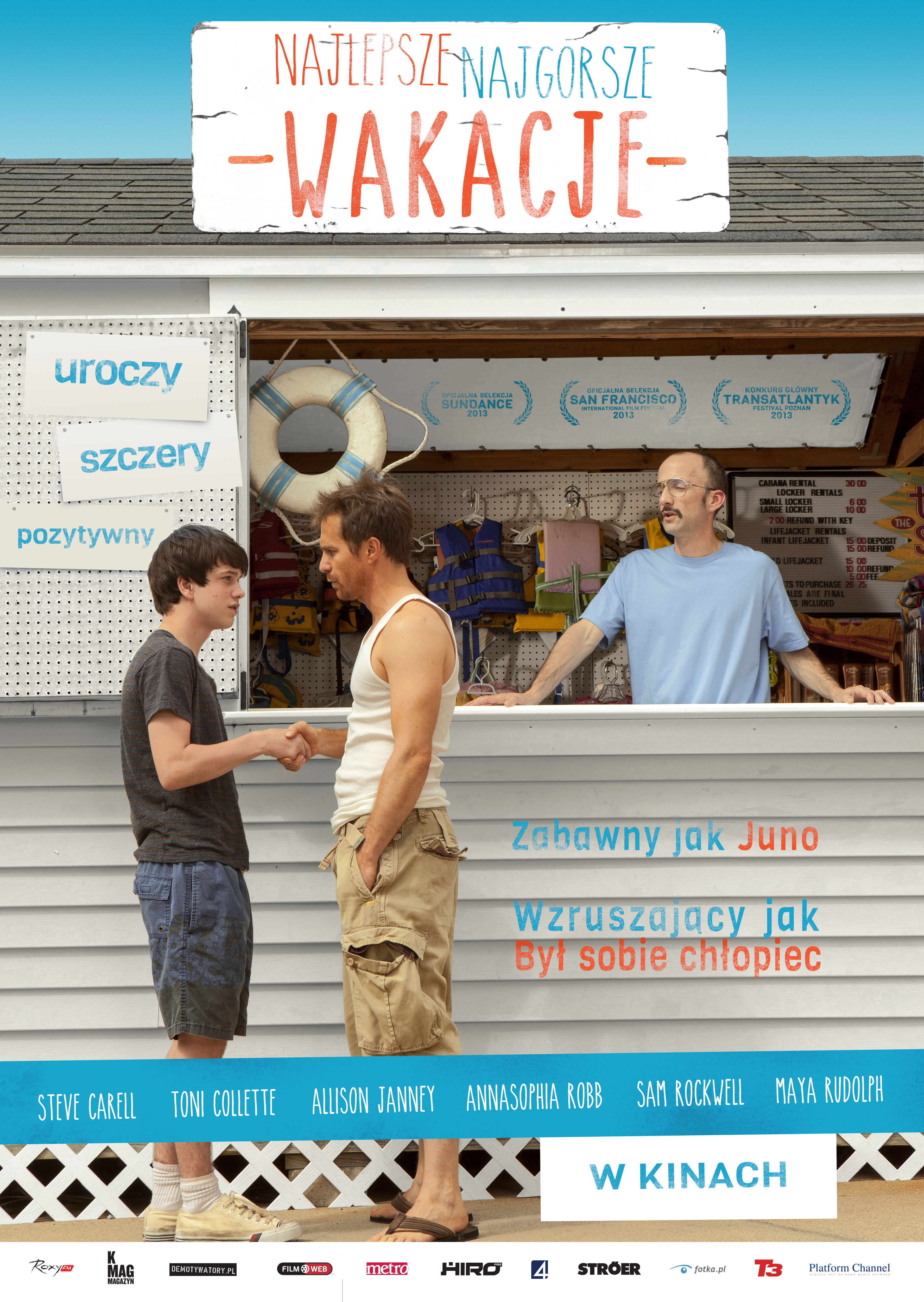 Polski plakat filmu 'Najlepsze najgorsze wakacje'
