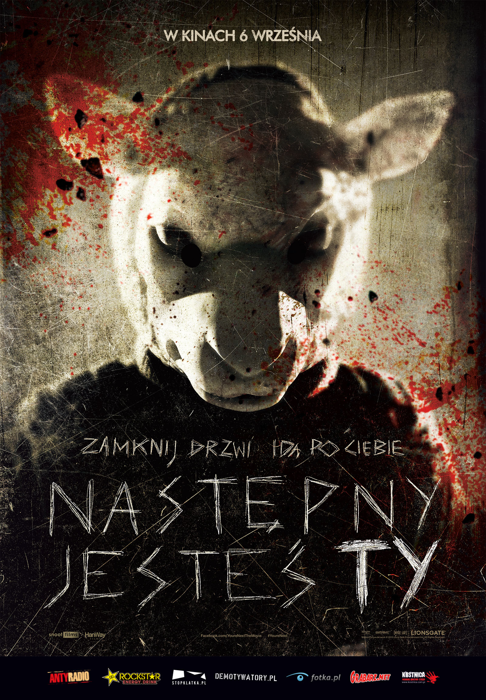 Polski plakat filmu 'Następny jesteś ty'