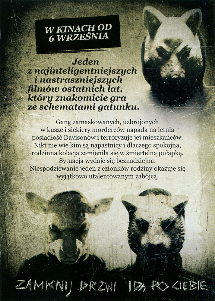Ulotka filmu 'Następny Jesteś Ty (tył)'