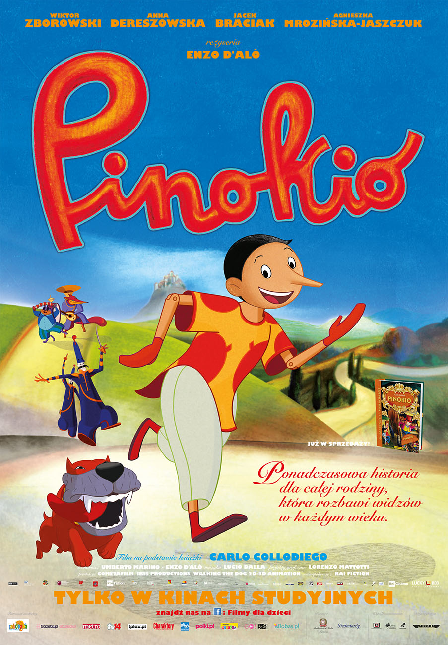 Polski plakat filmu 'Pinokio'