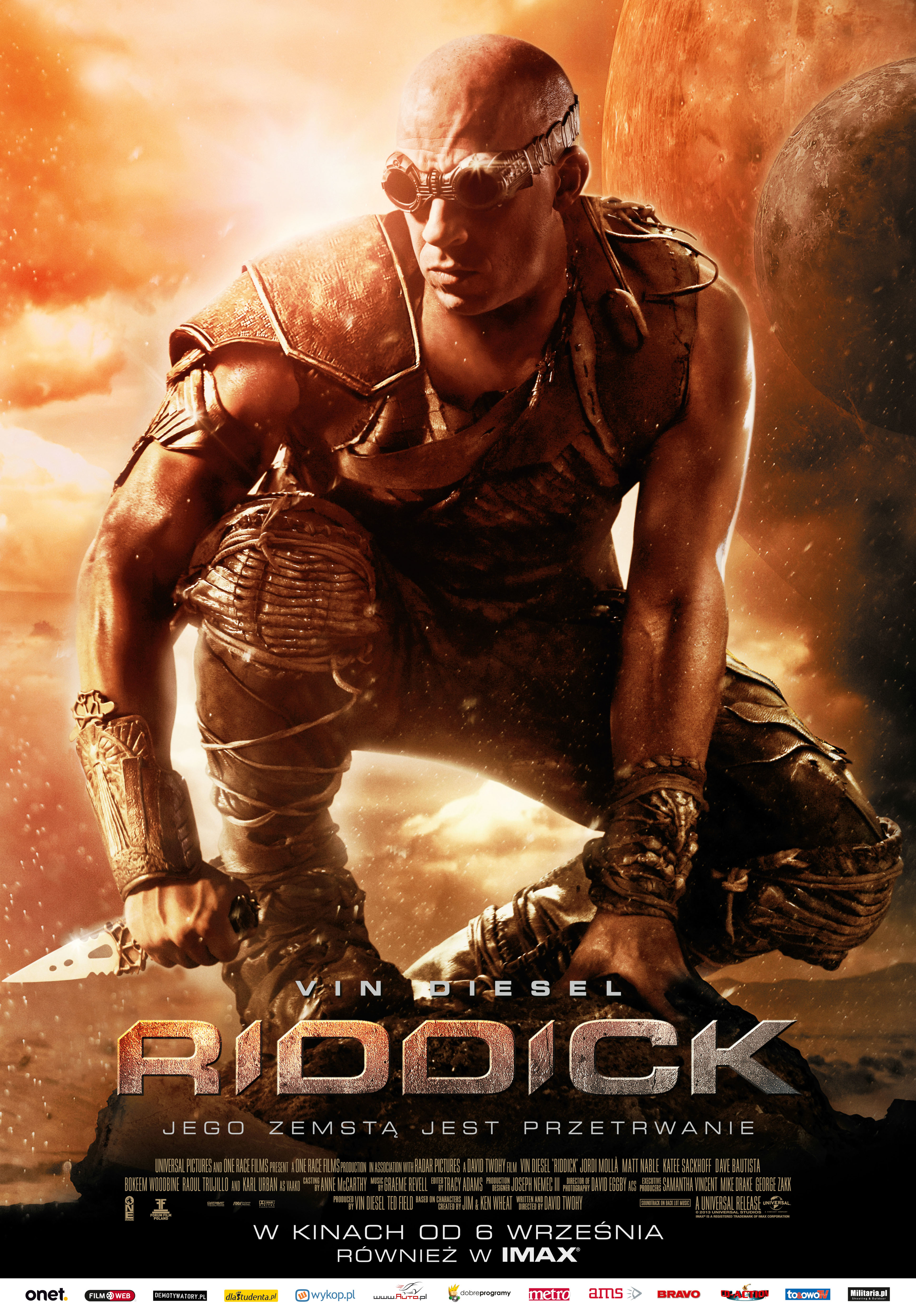 Polski plakat filmu 'Riddick'
