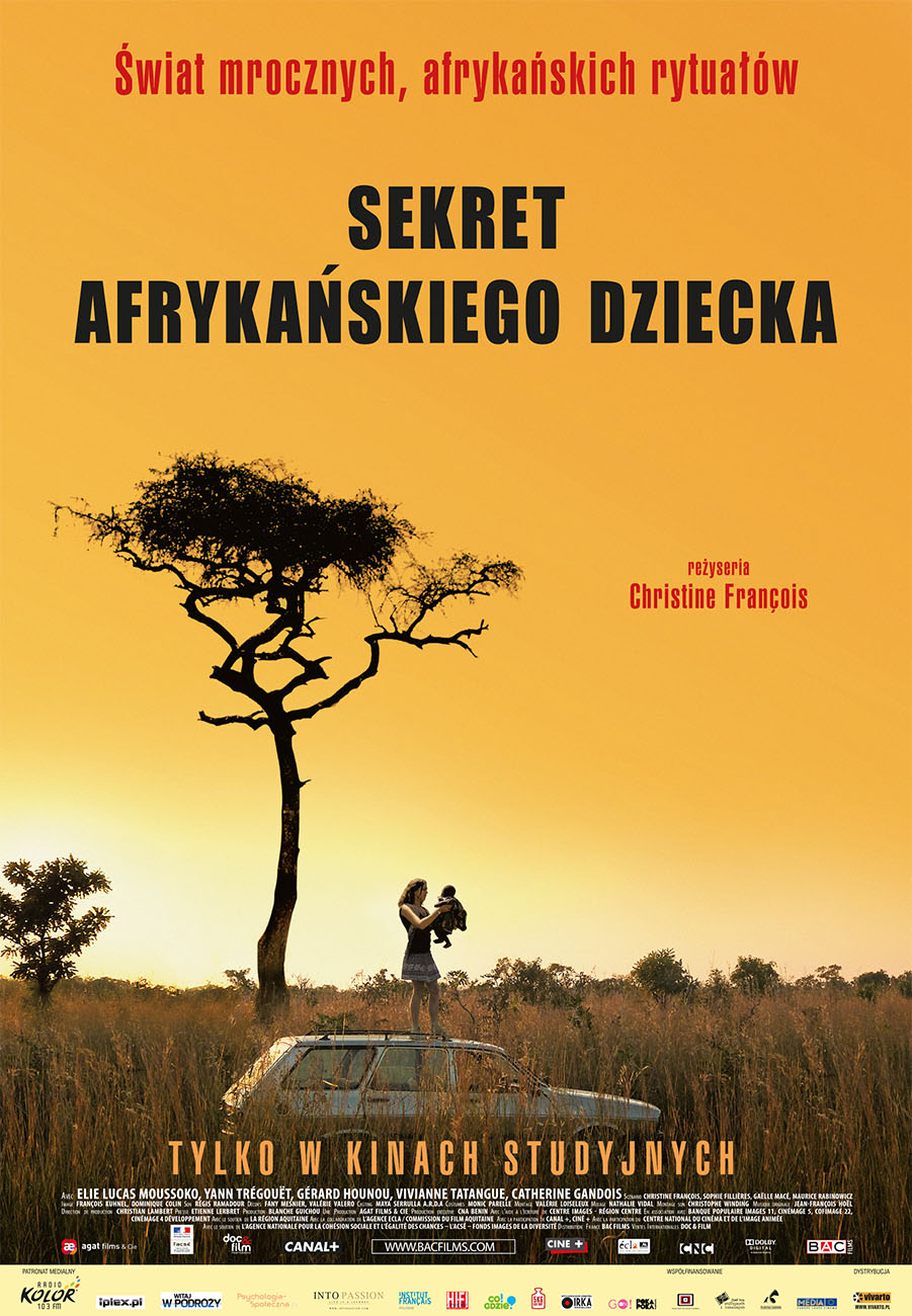 Polski plakat filmu 'Sekret afrykańskiego dziecka'