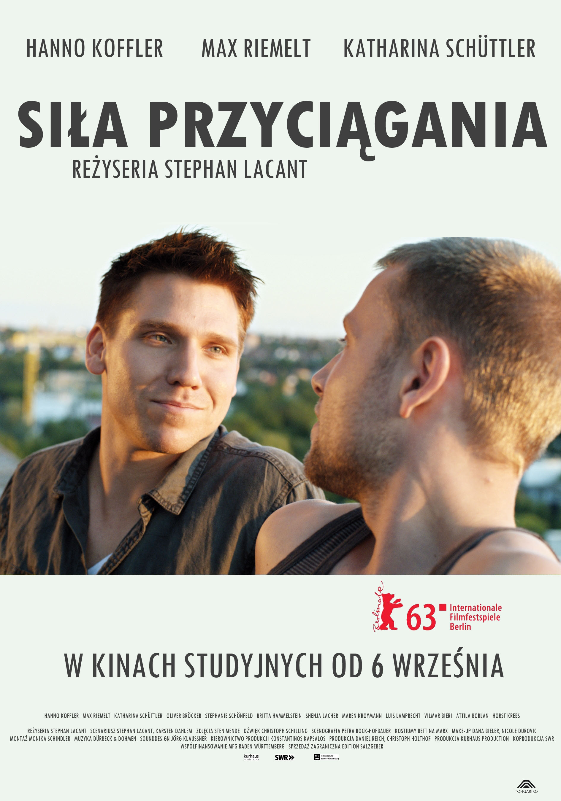 Polski plakat filmu 'Siła przyciągania'