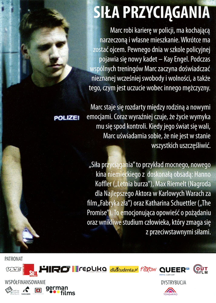 Ulotka filmu 'Siła Przyciągania (tył)'