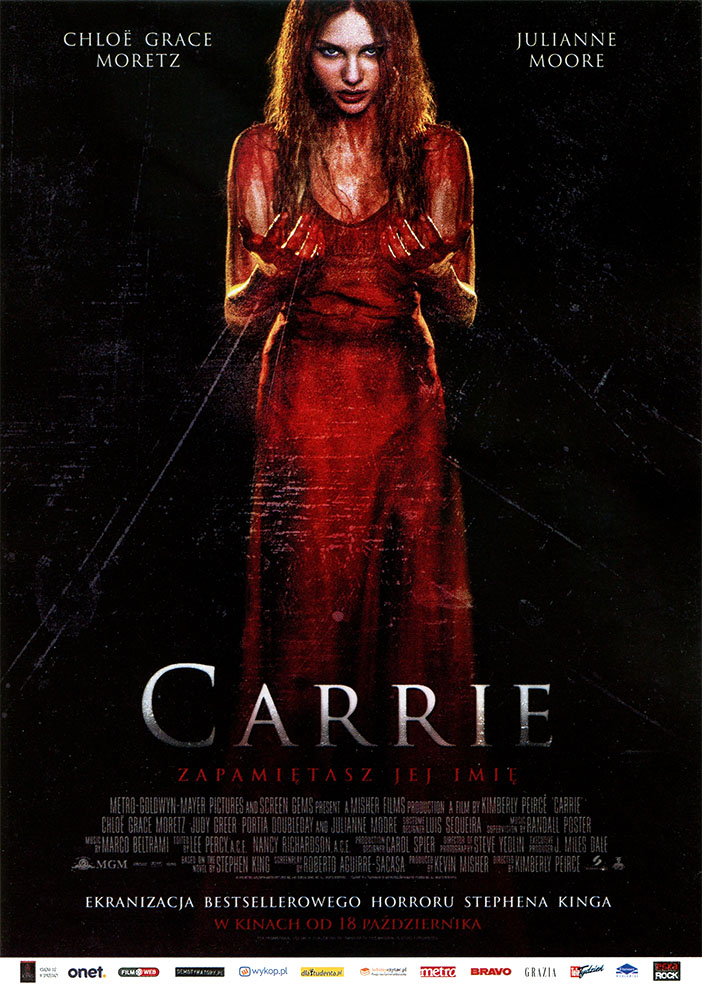 Ulotka filmu 'Carrie (przód)'