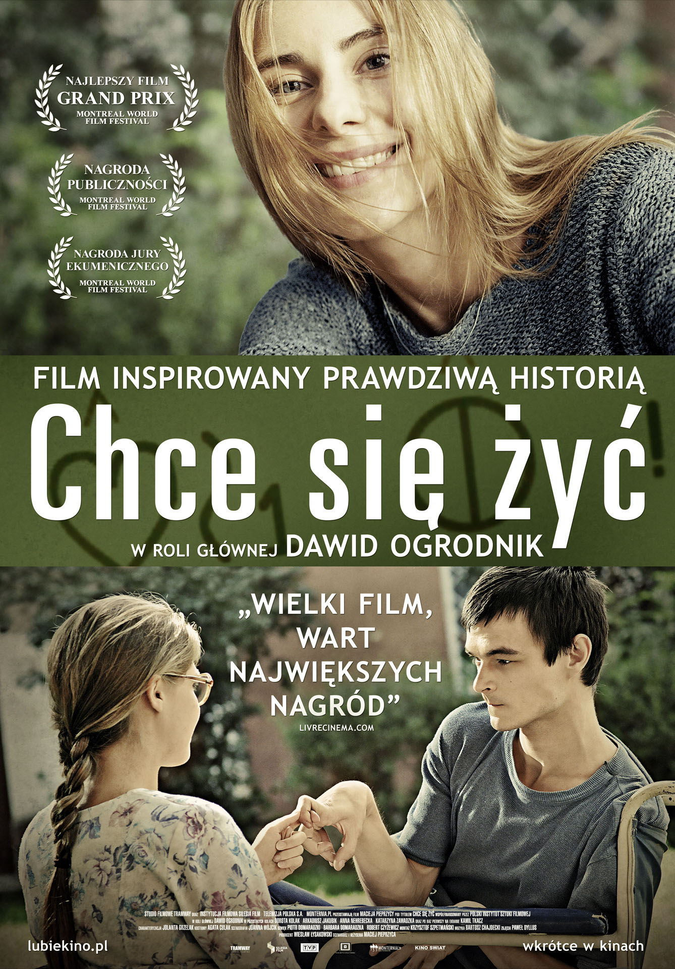 Polski plakat filmu 'Chce się żyć'