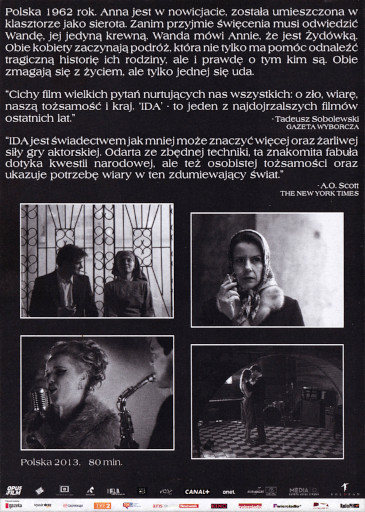 Tył ulotki filmu 'Ida'