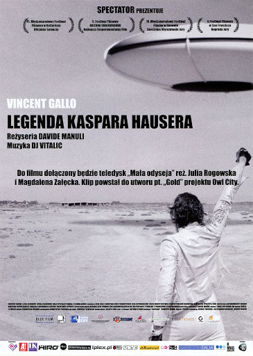 Przód ulotki filmu 'Legenda Kaspara Hausera'