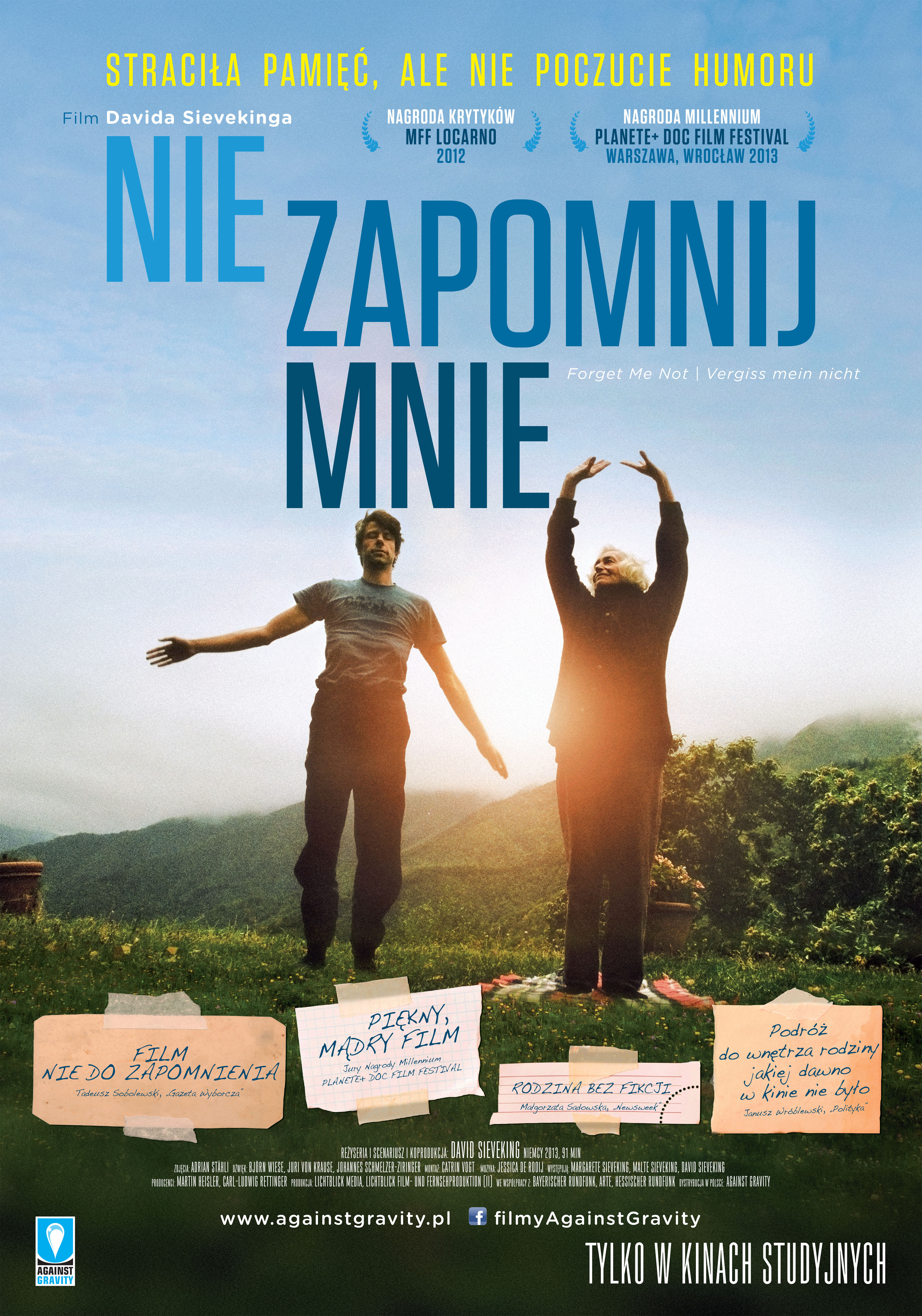 Polski plakat filmu 'Nie Zapomnij Mnie'